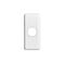 Classic C2000 Series, Switch Grid Plate and Cover, 1 Gang, Architrave - White Electric
