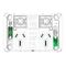 Pro Series, Twin Power Point Grid, Horizontal Mount, 250V, 15A