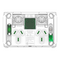 Pro Series, Twin Power Point Grid, Horizontal Mount, Power Indicator 250V, 10A