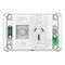 Pro Series, Single Power Point Grid, Horizontal Mount, 250V, 15A