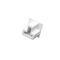 Clipsal - Cable Management, Flat Elbow End Plug, 16 x 16mm - White Electric