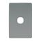 Classic C2000 Series, Switch Plate Cover, 1 Gang - Black