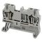 Linergy, Terminal block, Linergy TR, spring type, feed through, 2 points, 2.5mm², grey