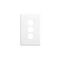 Classic C2000 Series, Switch Plate Cover, 3 Gang - White Electric