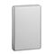 Classic C2000 Series, Switch Plate Cover, Vertical Mount, Blank - Brushed Aluminium