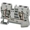 Linergy, Terminal block, Linergy TR, spring type, feed through, 2 points, 10mm², grey