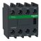 TeSys D, Auxiliary Contact Block, TeSys Deca, 2NO + 2NC, front mounting, screw clamp terminals