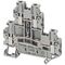 Linergy, Screw Terminal, Double Level, 4 Points, 4mm² , Grey