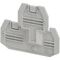 Linergy, Cover plate, Linergy TR, 2 level, 2.2mm width, 4 points, for screw terminals NSYTRV24D, grey, Set of 50