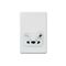 Classic C2000 Series, Universal Shaver Outlet - White Electric
