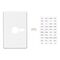 Classic C2000 Series, Switch Plate Cover, 1 Gang, Vertical mount - White Electric