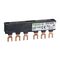 TeSys D, Linergy FT Comb busbar, 63 A, 2 tap-offs, 45 mm pitch