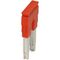 Linergy, Plug-in bridge, Linergy TR, 2 points, for 16mm² terminal blocks, 2 way, red, set of 10
