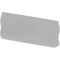 Linergy, Cover plate, Linergy TR, 3 points, 2.2mm width, for spring terminals NSYTRR43, grey, Set of 50