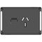 Pro Series, Single Power Point Skin, Horizontal Mount, 250V, 20A, Clip-On - Black