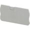 Linergy, Cover plate, Linergy TR, 2 points, 2.2mm width, for spring terminals NSYTRR42, 4mm², grey, Set of 50