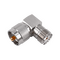Hills Antenna UHF/PL-259 Male to UHF/SO-239 Female Right Angle Adaptor - Nickel Plated Body - BC85304