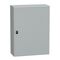 Spacial S3D, Wall mounted steel enclosure, plain door, with mounting plate, 800x600x250mm, IP66, IK10