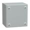 Spacial SBM, Metal industrial box plain door, H150xW150xD120 IP66 IK10 RAL 7035