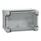 Thalassa, ABS box, IP66 IK07 RAL7035 Int.H175W105D100 Ext.H192W121D105 Transp.cover H40