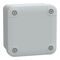 Thalassa, PC box, IP66 IK08 RAL7035 Int.H80W80D65 Ext.H89W89D51 opaque PC cover H10