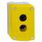 Harmony XALD XALK, Empty control station, plastic, yellow, 1 cut-out, unmarked, UL/CSA certified