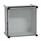 Thalassa, PLS box, polyester rear, transparent PC cover IP66 27x27x18cm