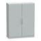 Thalassa, Floor standing polyester enclosure, Thalassa PLA, plain door, open bottom, 1250x1000x420mm, IP54, IK10