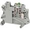 Linergy, Screw Terminal, Knife Disconnect, 2 Points, 4mm², Grey