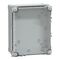 Thalassa, ABS box, IP66 IK07 RAL7035 Int.H275W225D80 Ext.H291W241D88 Transparent cover H40