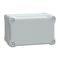 Thalassa, PC box, IP66 IK08 RAL7035 Int.H175W105D100 Ext.H192W121D105 opaque PC cover H40