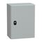 Spacial S3D, Wall mounted steel enclosure, plain door, with mounting plate, 400x300x200mm, IP66, IK10