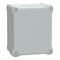 Thalassa, PC box, IP66 IK08 RAL7035 Int.H175W150D100 Ext.H193W164D105 opaque PC cover H40