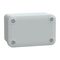 Thalassa, ABS box, IP66 IK07 RAL7035 Int.H105W65D55 Ext.H116W74D62 Opaque cover H10
