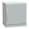 Thalassa, Floor standing polyester enclosure, Thalassa PLA, plain door, open bottom, 500x500x420mm, IP54, IK10