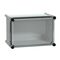 Thalassa, PLS box, polyester rear, transparent PC cover IP66 18x27x18cm