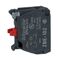 Harmony XB4, Single contact block, silver alloy, screw clamp terminal, 1NC
