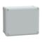 Thalassa, PC box, IP66 IK08 RAL7035 Int.H225W175D100 Ext.H241W194D105 opaque PC cover H40