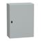 Spacial S3D, Wall mounted steel enclosure, plain door, with mounting plate, 800x600x300mm, IP66, IK10