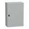 Spacial S3D, Wall mounted steel enclosure, plain door, with mounting plate, 700x500x250mm, IP66, IK10