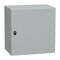 Spacial S3D, Wall mounted steel enclosure, plain door, with mounting plate, 600x600x400mm, IP66, IK10