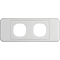 Digitek 2 Gang Architrave Wallplate - 05DAWP02