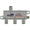 Digitek 3 Way 5-2400MHZ F Type Splitter - All Leg Power Pass - 10DCS203