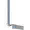 Digitek Single Arm Gutter Mount - Galvanised - 14CGMGAL