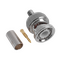 Hills Antenna BNC Connector Male Crimp for RG-58 Mini Cable - Nickel Plated Body - BC85282