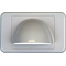 Digitek Media Style Wallplate (Bullnose) - White - 05DWPM