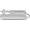 Hills Antenna 4 Way Power Board with Overload Protection - White - 09HPB-4 WE