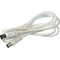 Digitek 1.8M Pal Male to Pal Male TV Fly Lead - White - 06A18MW