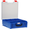 StorageTek Case Large Clear PC Lid c/w dividers-Blue - 33STLC-BL