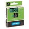 D1 STANDARD TAPE BLACK ON GREEN, 12mm x 7m